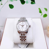 Buy Shop Tissot Ballade Powermatic 80 Automatic Mother of Pearl Dial Silver Steel Strap Watch For Women - T108.208.11.117.00 USA Online