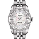 Buy Shop Tissot Ballade Powermatic 80 Automatic Mother of Pearl Dial Silver Steel Strap Watch For Women - T108.208.11.117.00 USA Online