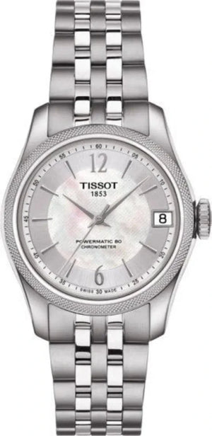 Buy Shop Tissot Ballade Powermatic 80 Automatic Mother of Pearl Dial Silver Steel Strap Watch For Women - T108.208.11.117.00 USA Online
