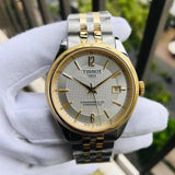 Buy Shop Tissot Ballade Powermatic 80 Chronometer Silver Dial Two Tone Steel Strap Watch For Men - T108.408.22.037.00 USA Online