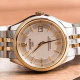 Tissot Ballade Powermatic 80 Chronometer Silver Dial Two Tone Steel Strap Watch For Men - T108.408.22.037.00
