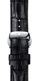 Buy Shop Tissot Ballade Powermatic 80 Cosc Black Dial Black Leather Strap Watch For Men - T108.408.16.057.00 USA Online