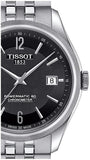 Buy Shop Tissot Ballade Powermatic 80 Cosc Black Dial Silver Steel Strap Watch For Men - T108.408.11.057.00 USA Online