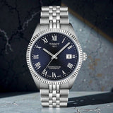 Buy Shop Tissot Ballade Powermatic 80 COSC Blue Dial Silver Steel Strap Watch for Men - T156.408.11.043.00 USA Online
