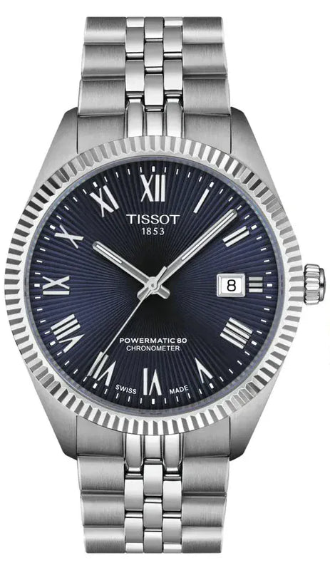Buy Shop Tissot Ballade Powermatic 80 COSC Blue Dial Silver Steel Strap Watch for Men - T156.408.11.043.00 USA Online