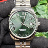 Buy Shop Tissot Ballade Powermatic 80 COSC Green Dial Silver Steel Strap Watch for Men - T156.408.11.093.00 USA Online