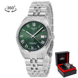 Buy Shop Tissot Ballade Powermatic 80 COSC Green Dial Silver Steel Strap Watch for Men - T156.408.11.093.00 USA Online