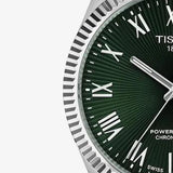 Buy Shop Tissot Ballade Powermatic 80 COSC Green Dial Silver Steel Strap Watch for Men - T156.408.11.093.00 USA Online