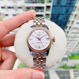 Buy Shop Tissot Ballade Powermatic 80 Cosc Mother of Pearl Dial Two Tone Steel Strap Watch For Women - T108.208.22.117.01 USA Online