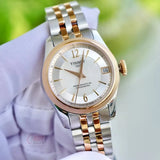 Buy Shop Tissot Ballade Powermatic 80 Cosc Mother of Pearl Dial Two Tone Steel Strap Watch For Women - T108.208.22.117.01 USA Online