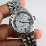 Buy Shop Tissot Ballade Powermatic 80 Cosc Silver Dial Silver Steel Strap Watch For Men - T108.408.11.037.00 USA Online