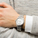 Buy Shop Tissot Ballade Powermatic 80 Cosc Silver Dial Silver Steel Strap Watch For Men - T108.408.11.037.00 USA Online