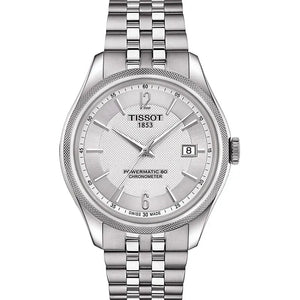 Buy Shop Tissot Ballade Powermatic 80 Cosc Silver Dial Silver Steel Strap Watch For Men - T108.408.11.037.00 USA Online