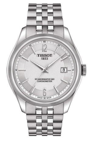 Buy Shop Tissot Ballade Powermatic 80 Cosc Silver Dial Silver Steel Strap Watch For Men - T108.408.11.037.00 USA Online