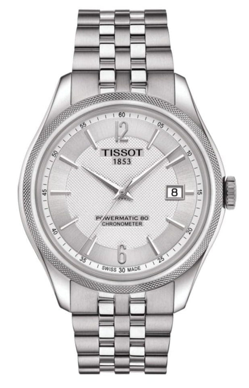 Buy Shop Tissot Ballade Powermatic 80 Cosc Silver Dial Silver Steel Strap Watch For Men - T108.408.11.037.00 USA Online