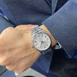 Buy Shop Tissot Ballade Powermatic 80 COSC Silver Dial Silver Steel Strap Watch for Men - T156.408.11.033.00 USA Online