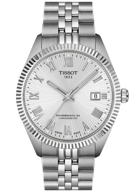 Buy Shop Tissot Ballade Powermatic 80 COSC Silver Dial Silver Steel Strap Watch for Men - T156.408.11.033.00 USA Online