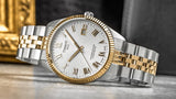Buy Shop Tissot Ballade Powermatic 80 Cosc Silver Dial Two Tone Steel Strap Watch for Men - T156.408.22.033.00 USA Online