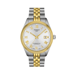 Buy Shop Tissot Ballade Powermatic 80 Cosc Silver Dial Two Tone Steel Strap Watch for Men - T156.408.22.033.00 USA Online