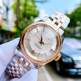 Buy Shop Tissot Ballade Powermatic 80 Mother of Pearl Silver Dial Two Tone Steel Strap Watch For Women - T108.208.22.117.00 USA Online