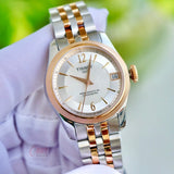 Buy Shop Tissot Ballade Powermatic 80 Mother of Pearl Silver Dial Two Tone Steel Strap Watch For Women - T108.208.22.117.00 USA Online