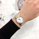 Buy Shop Tissot Ballade Powermatic 80 Mother of Pearl Silver Dial Two Tone Steel Strap Watch For Women - T108.208.22.117.00 USA Online