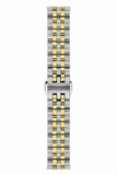 Buy Shop Tissot Ballade Powermatic 80 Mother of Pearl Silver Dial Two Tone Steel Strap Watch For Women - T108.208.22.117.00 USA Online