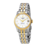 Buy Shop Tissot Ballade Powermatic 80 Mother of Pearl Silver Dial Two Tone Steel Strap Watch For Women - T108.208.22.117.00 USA Online