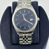 Buy Shop Tissot Ballade Quartz Blue Dial Silver Steel Strap Watch for Men - T156.410.11.041.00 USA Online