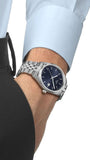 Buy Shop Tissot Ballade Quartz Blue Dial Silver Steel Strap Watch for Men - T156.410.11.041.00 USA Online