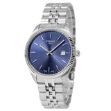 Buy Shop Tissot Ballade Quartz Blue Dial Silver Steel Strap Watch for Men - T156.410.11.041.00 USA Online