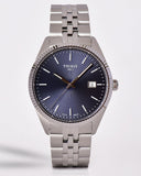 Buy Shop Tissot Ballade Quartz Blue Dial Silver Steel Strap Watch for Men - T156.410.11.041.00 USA Online