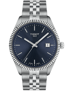 Buy Shop Tissot Ballade Quartz Blue Dial Silver Steel Strap Watch for Men - T156.410.11.041.00 USA Online