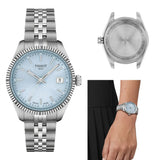 Buy Shop Tissot Ballade Quartz Blue Dial Silver Steel Strap Watch for Women - T156.210.11.351.00 USA Online
