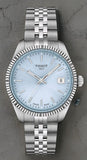 Buy Shop Tissot Ballade Quartz Blue Dial Silver Steel Strap Watch for Women - T156.210.11.351.00 USA Online