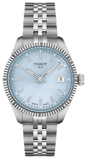 Buy Shop Tissot Ballade Quartz Blue Dial Silver Steel Strap Watch for Women - T156.210.11.351.00 USA Online