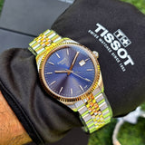 Buy Shop Tissot Ballade Quartz Blue Dial Two Tone Steel Strap Watch for Men - T156.410.22.041.00 USA Online