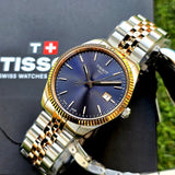Buy Shop Tissot Ballade Quartz Blue Dial Two Tone Steel Strap Watch for Men - T156.410.22.041.00 USA Online