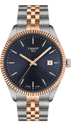 Buy Shop Tissot Ballade Quartz Blue Dial Two Tone Steel Strap Watch for Men - T156.410.22.041.00 USA Online