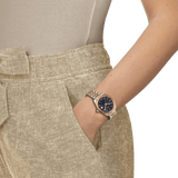 Buy Shop Tissot Ballade Quartz Blue Dial Two Tone Steel Strap Watch for Women - T156.210.22.041.00 USA Online