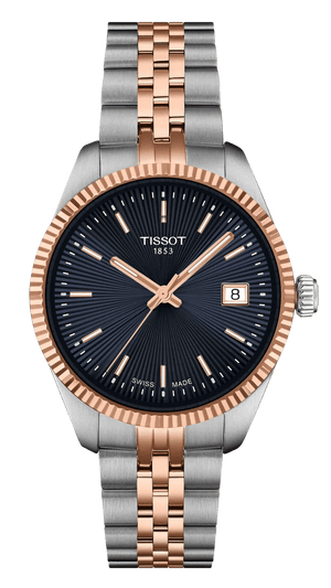 Buy Shop Tissot Ballade Quartz Blue Dial Two Tone Steel Strap Watch for Women - T156.210.22.041.00 USA Online