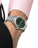 Buy Shop Tissot Ballade Quartz Green Dial Silver Steel Strap Watch for Men - T156.410.11.091.00 USA Online