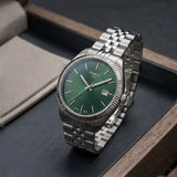 Buy Shop Tissot Ballade Quartz Green Dial Silver Steel Strap Watch for Men - T156.410.11.091.00 USA Online