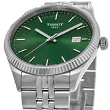 Buy Shop Tissot Ballade Quartz Green Dial Silver Steel Strap Watch for Men - T156.410.11.091.00 USA Online