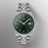 Buy Shop Tissot Ballade Quartz Green Dial Silver Steel Strap Watch for Men - T156.410.11.091.00 USA Online