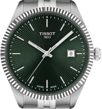 Buy Shop Tissot Ballade Quartz Green Dial Silver Steel Strap Watch for Men - T156.410.11.091.00 USA Online