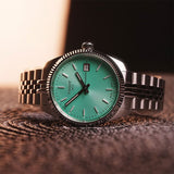 Buy Shop Tissot Ballade Quartz Green Dial Silver Steel Strap Watch for Women - T156.210.11.091.00 USA Online