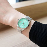 Buy Shop Tissot Ballade Quartz Green Dial Silver Steel Strap Watch for Women - T156.210.11.091.00 USA Online