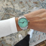 Buy Shop Tissot Ballade Quartz Green Dial Silver Steel Strap Watch for Women - T156.210.11.091.00 USA Online