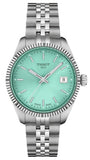 Buy Shop Tissot Ballade Quartz Green Dial Silver Steel Strap Watch for Women - T156.210.11.091.00 USA Online